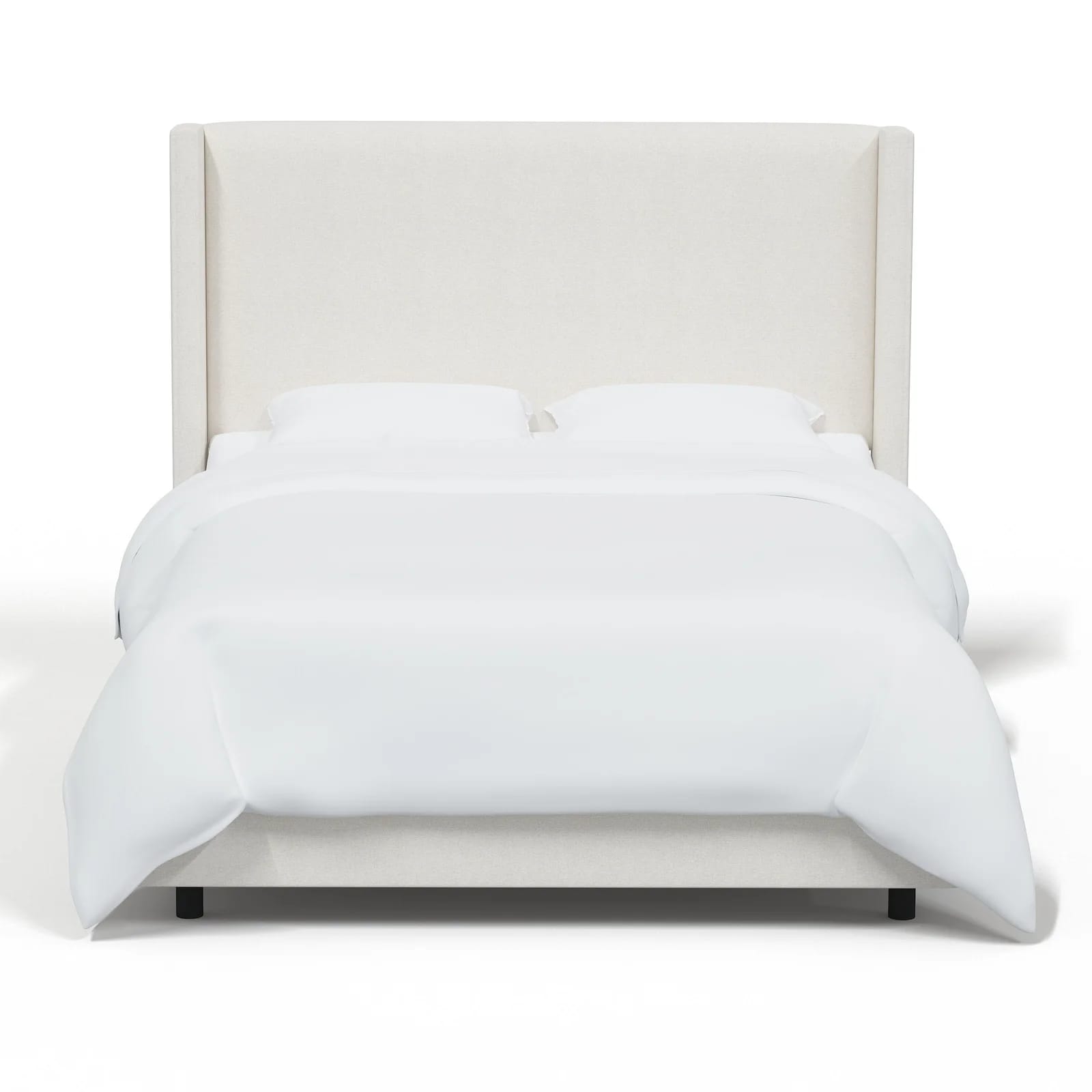 Hanson Upholstered Wingback Bed