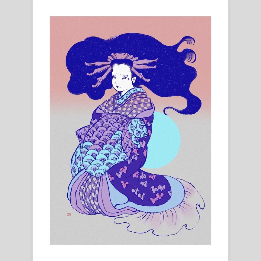 Oiran Mermaid by Miacomart