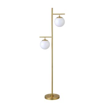 Henn&Hart 70.5" Gold Floor Lamp