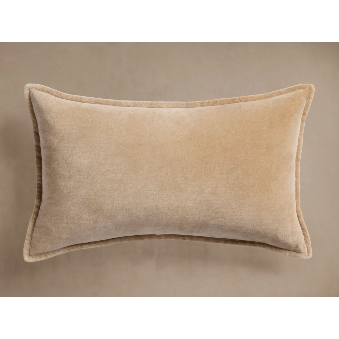 Stone Washed Velvet Lumbar Pillow Cover