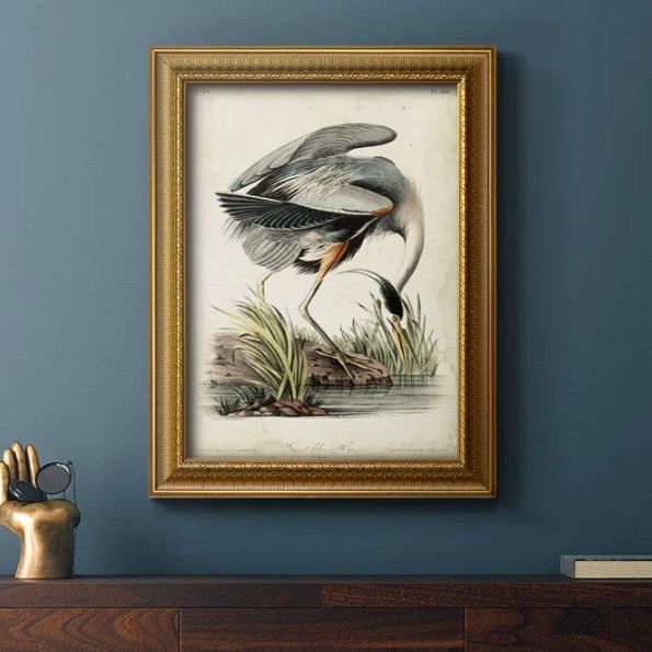" Great Blue Heron " Painting Print