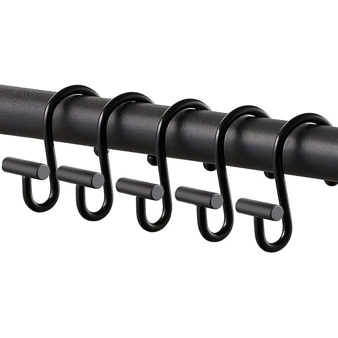 Decorative Shower Curtain Hooks Rust Proof For Bathroom