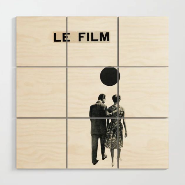 Le Film Wood Wall Art
