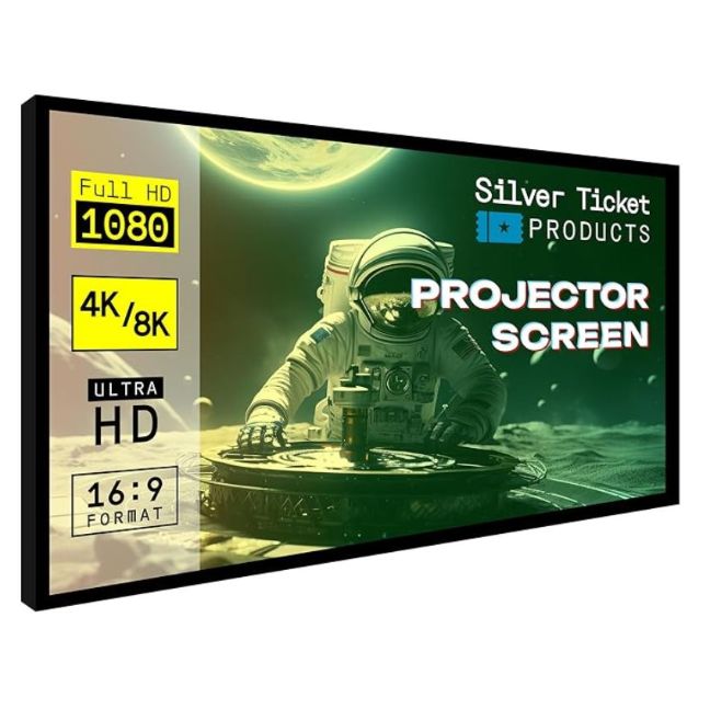 Silver Ticket Products Str Series 6 Piece Home Theater Fixed Frame 4k / 8k Ultra Hd