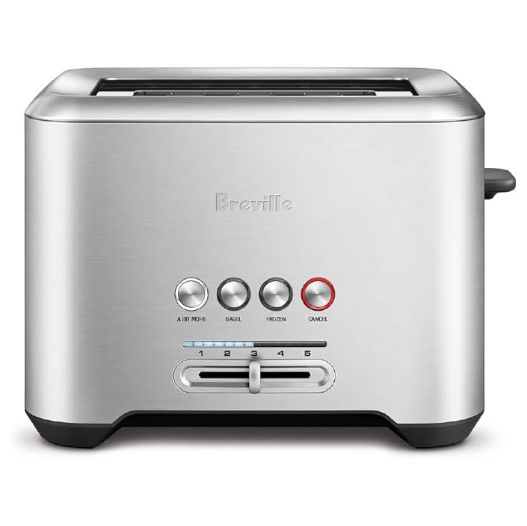 Breville the 'A Bit More' Toaster 2-Slice, BTA720XL, Brushed Stainless Steel