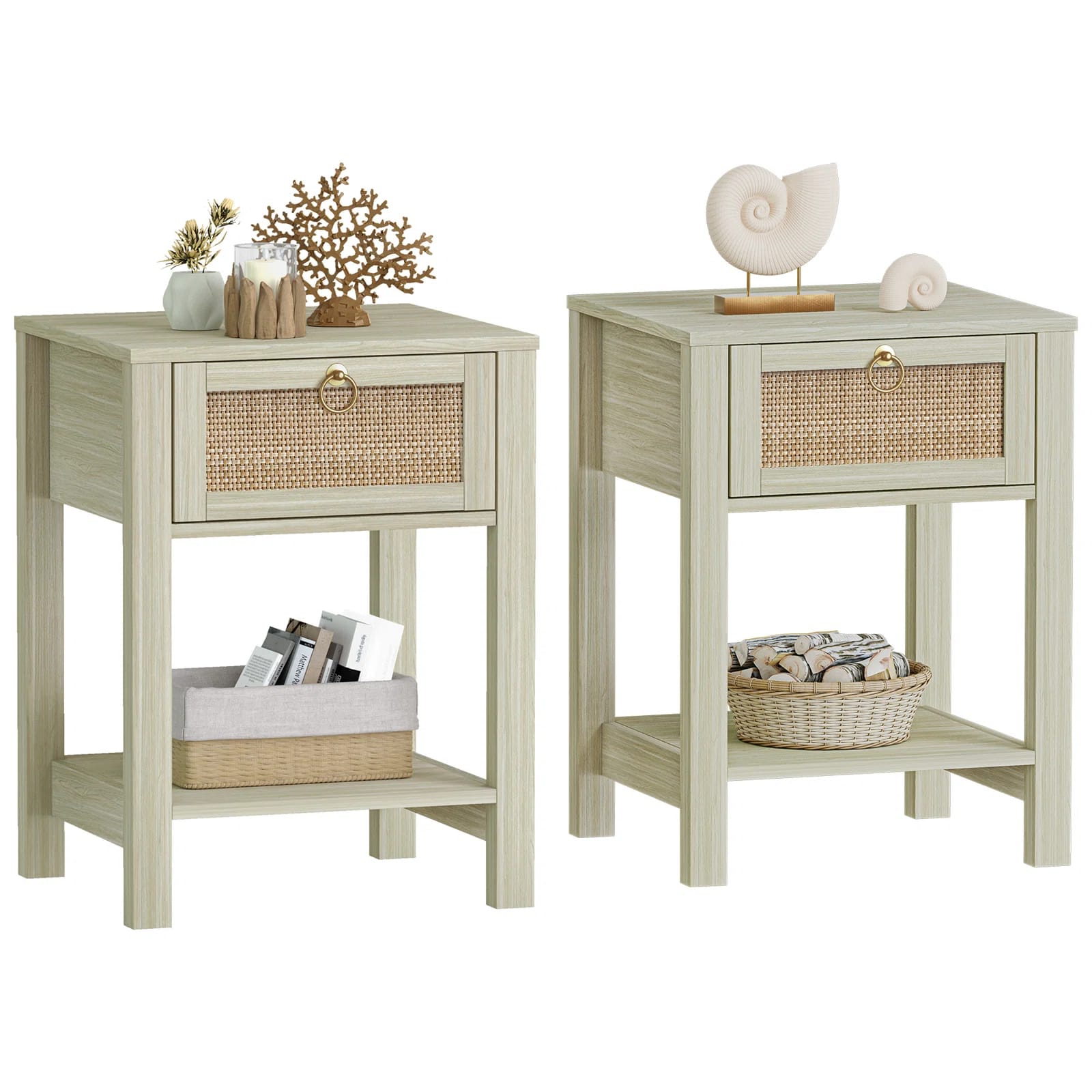 Pomodoro 23.6'' Tall 1 - Drawer Nightstand