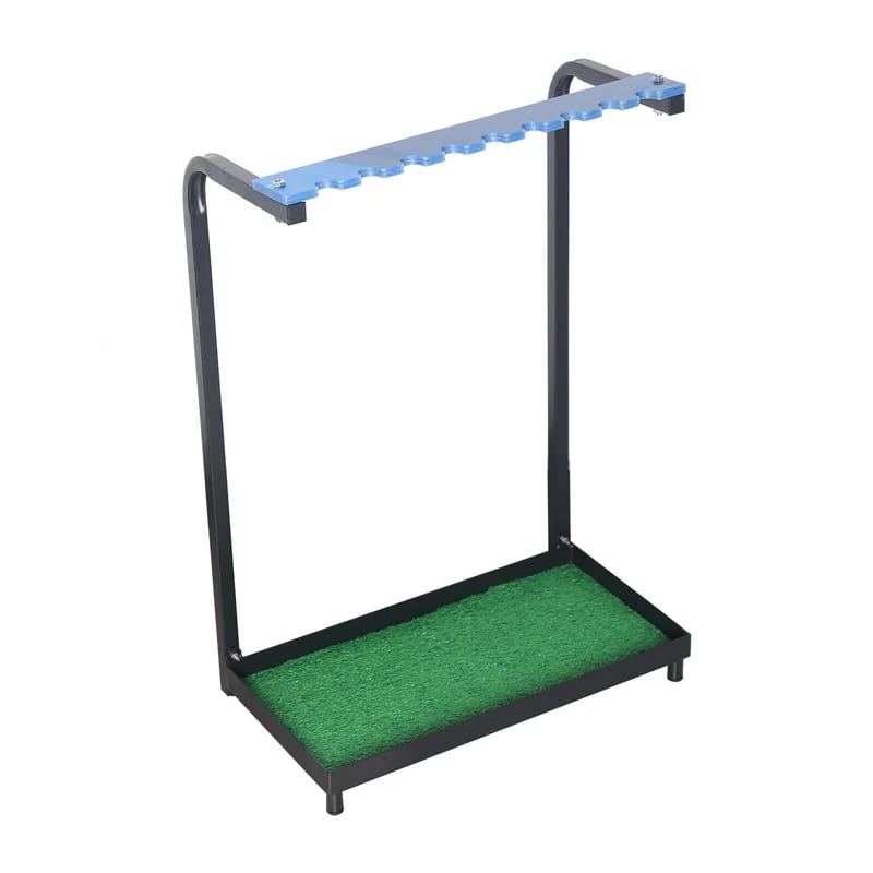 Golf Club Stand Storage Metal Golf Putter Rack For 9 Clubs