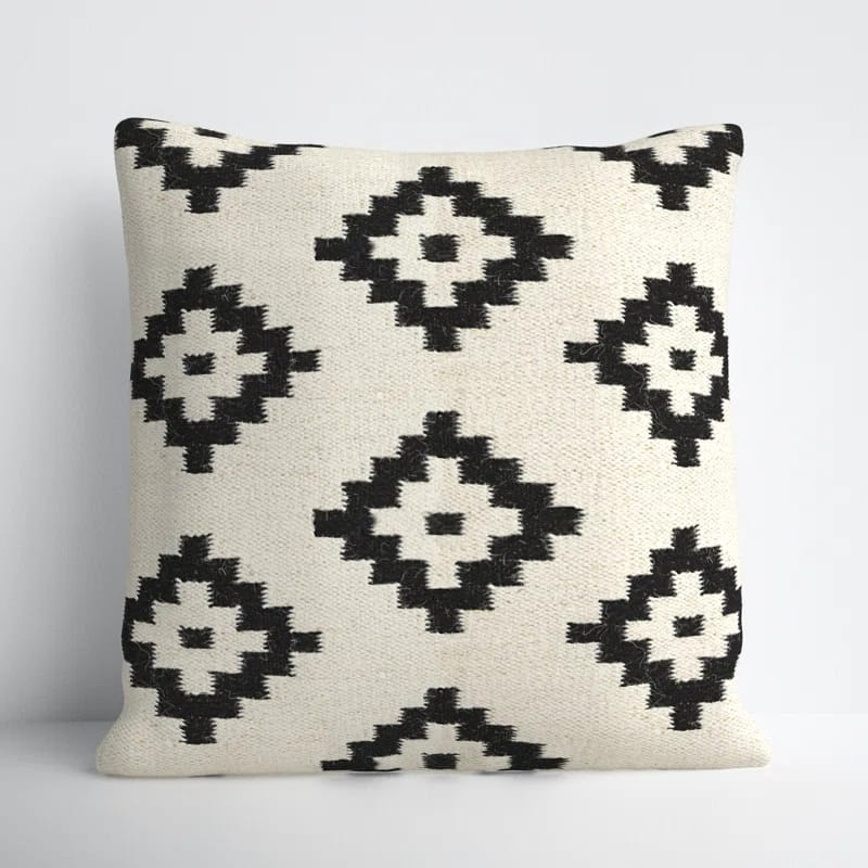 Jada Geometric Wool Throw Pillow