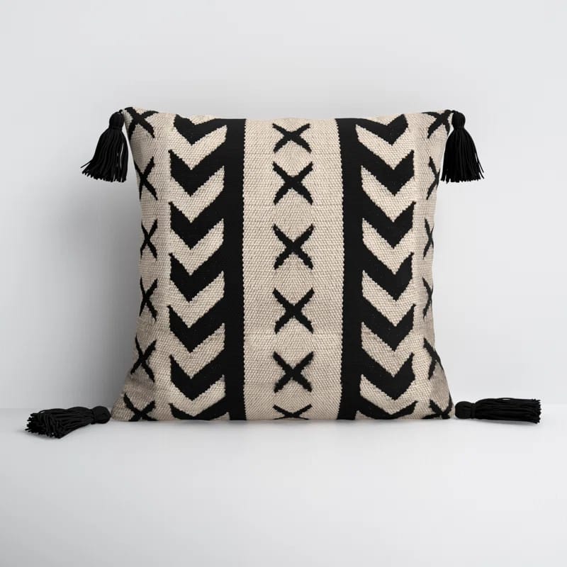Tassels Indoor/Outdoor Throw Pillow