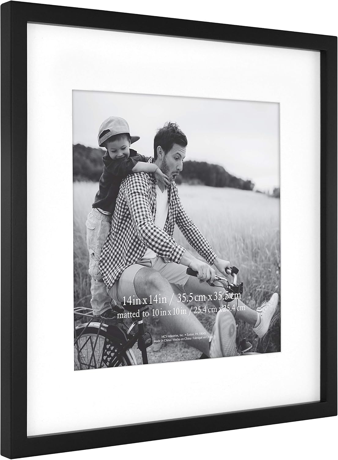 MCS East Village Frame, Black, 14 x 14 in matted to 10 x 10 in, Single