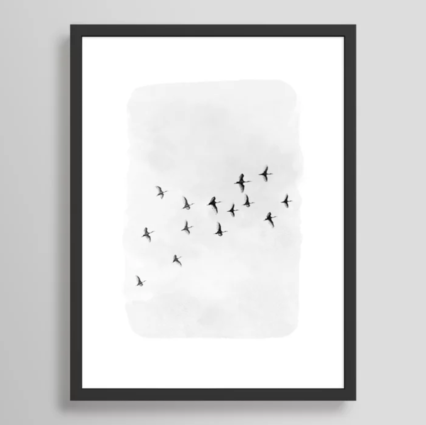 Flock of Birds Art Print