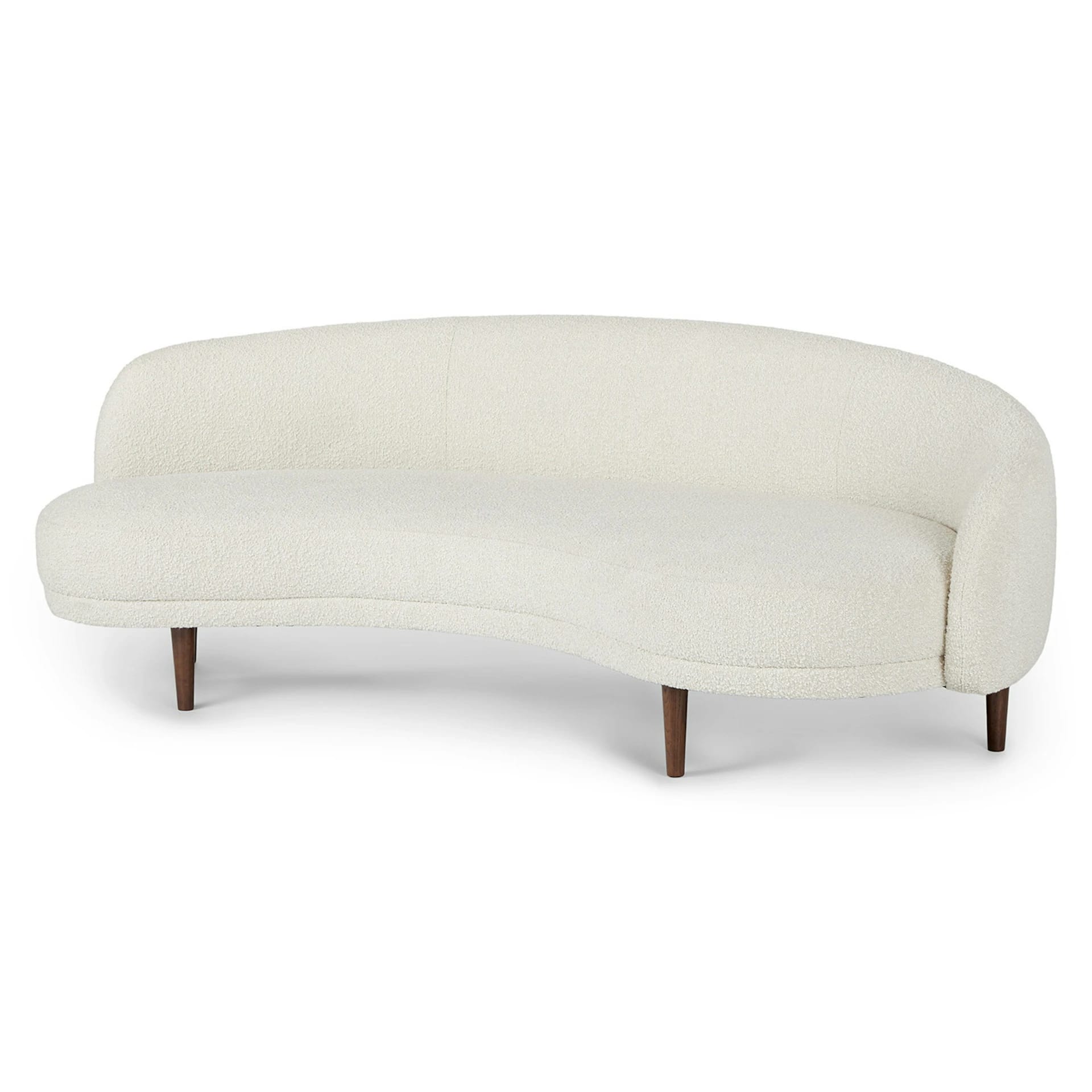 Kayra 87" Sofa - Ivory Bouclé