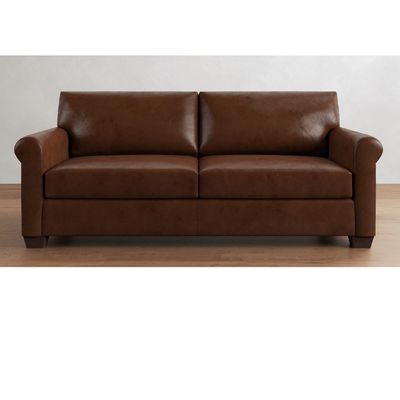 York Roll Leather Sofa Collection