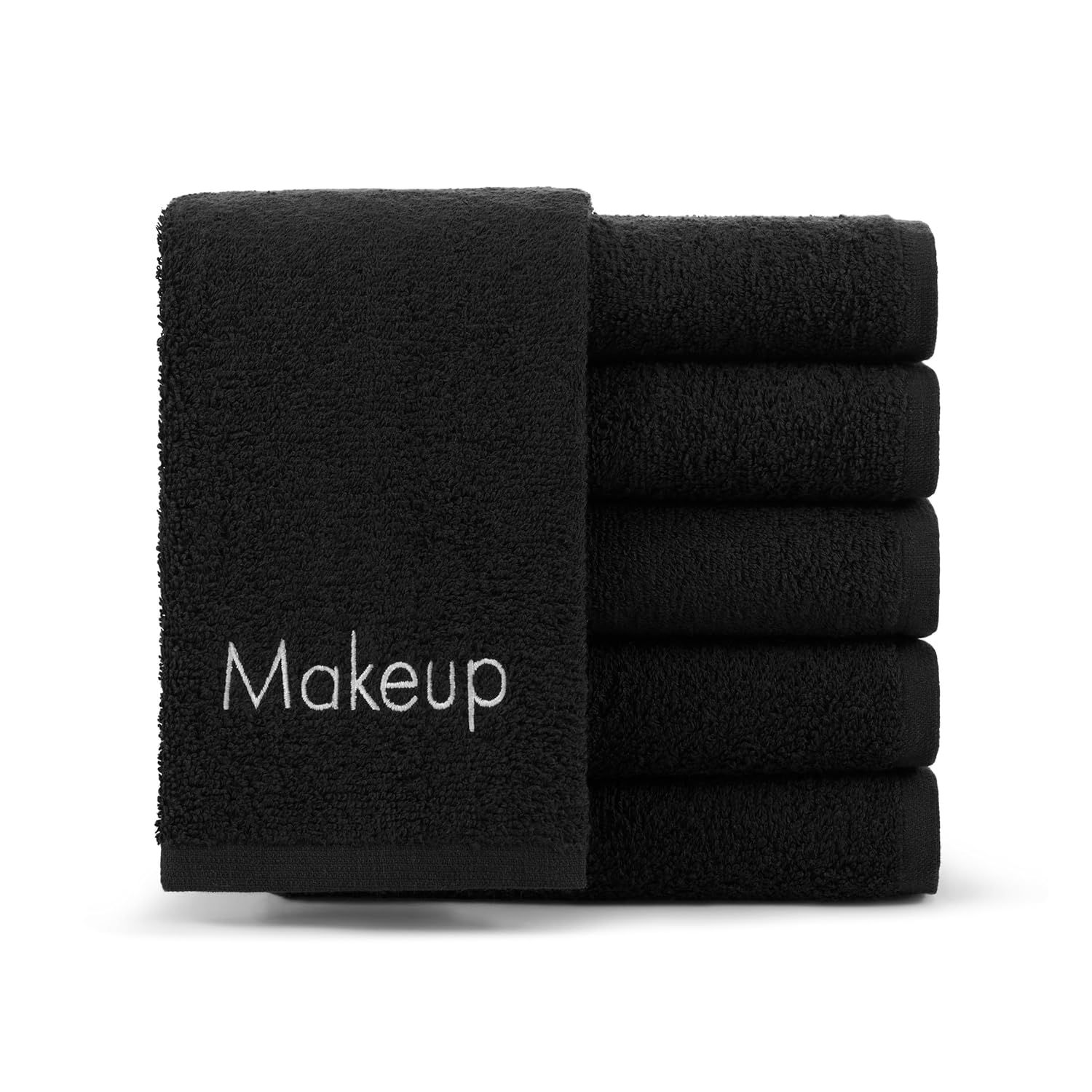 Black Makeup Washcloth