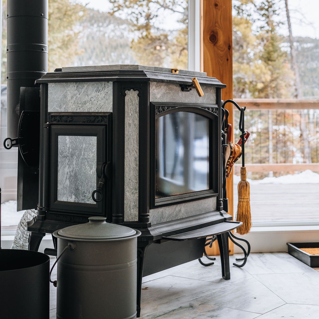 Progress Hybrid- Soapstone Wood Fireplace