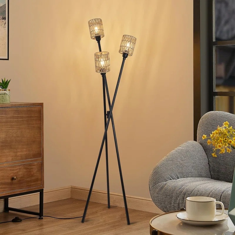 Bay Isle Home Darold 669 Led Tripod Floor Lamp