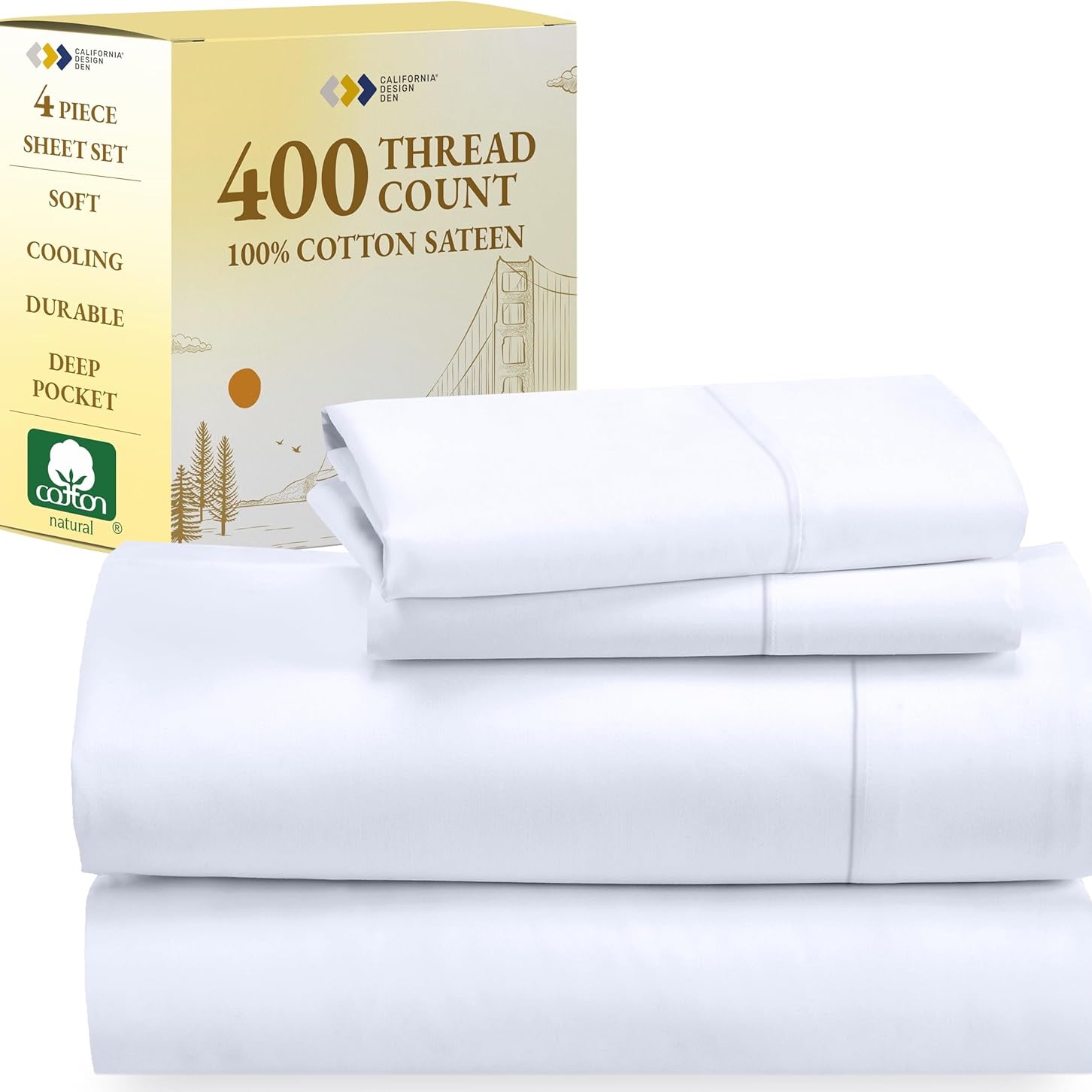 California Design Den King Size Sheets Set