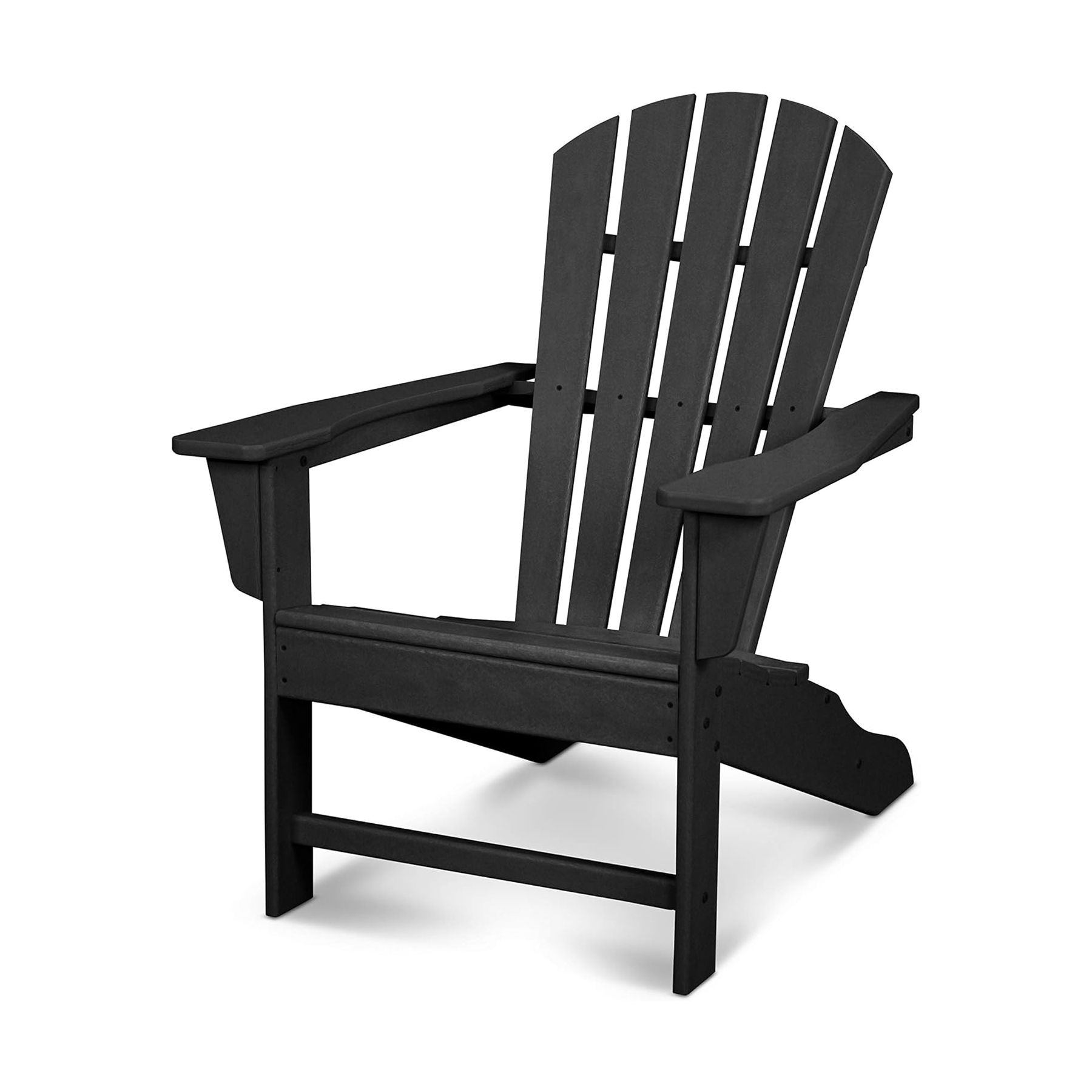 POLYWOOD® Shore Line Adirondack Chair, Black