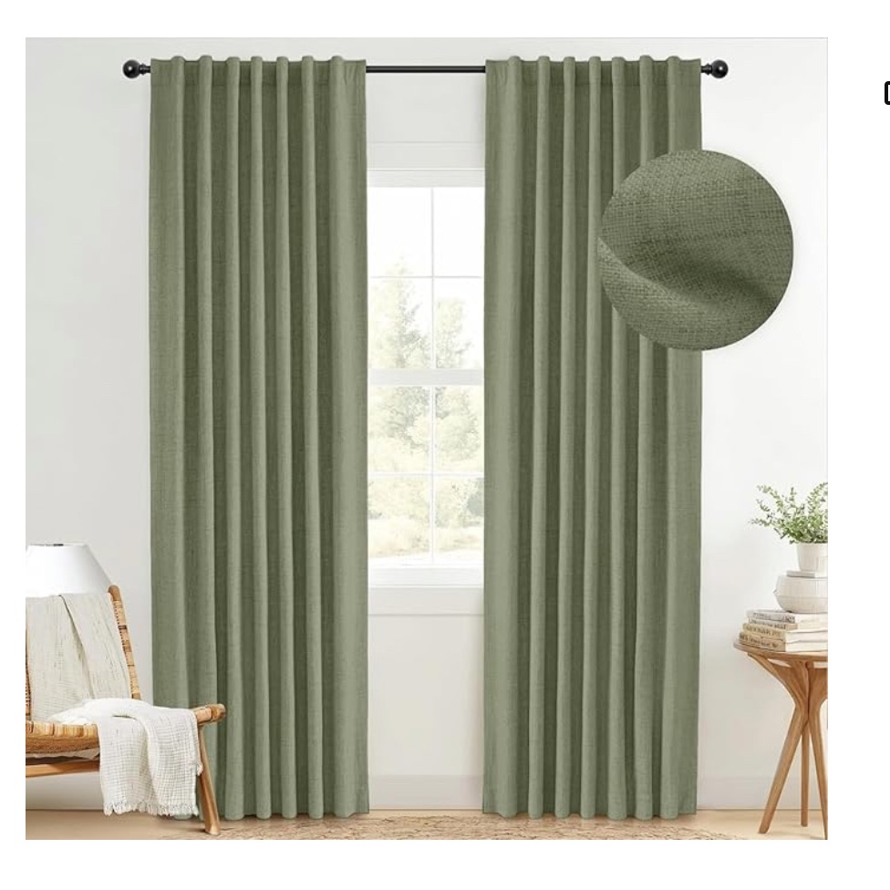 Inovaday 100% Blackout Curtains 84 Inches Length 2 Panels Set