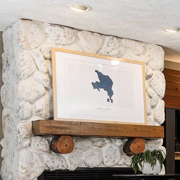 Custom Lake Print Any Lake Map Custom