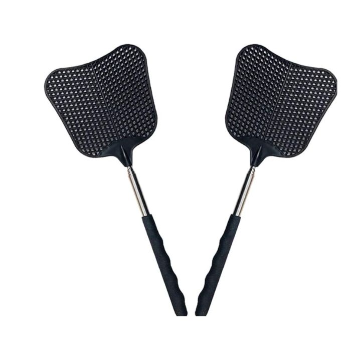 Foxany Telescopic Fly Swatters, Durable Plastic Fly Swatter Heavy Duty Set, 