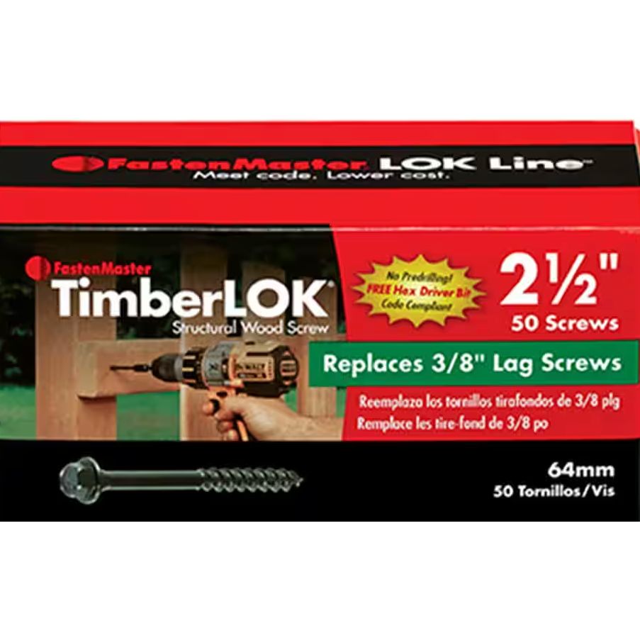 TimberLOK Structural Wood Screws