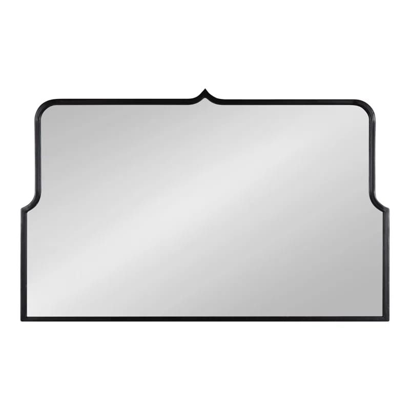 Keris Wide Arch Mirror 37x24 Black