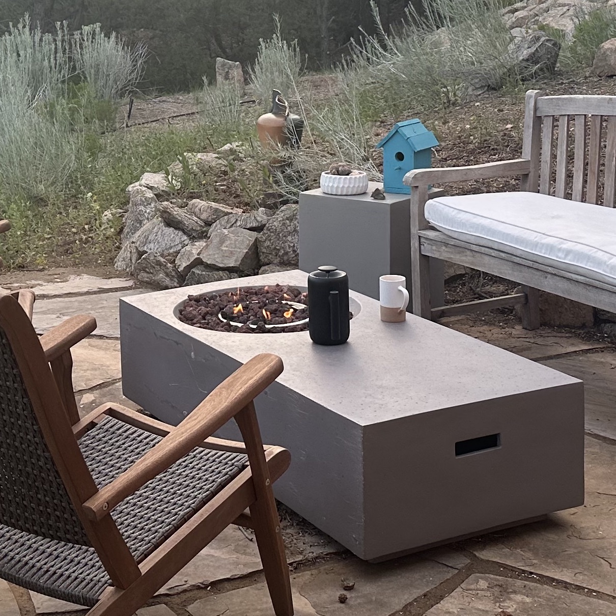 Outdoor Gas Fire Pit