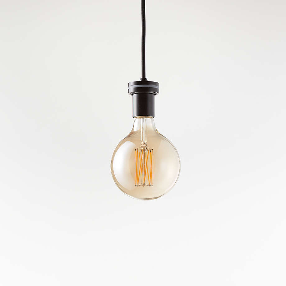 Arren Black Single Pendant Light Socket