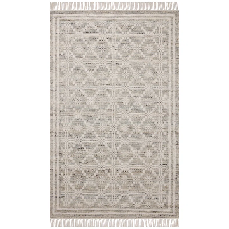 Angela Rose x Loloi Reversible Rivers Lagoon / Ivory Area Rug