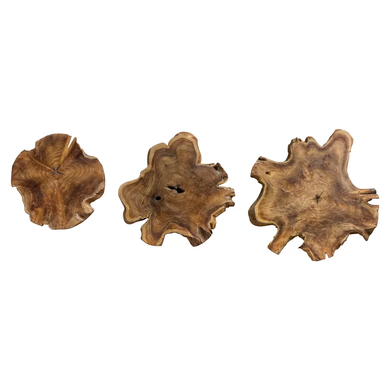 Solid Wood Abstract Wall Decor
