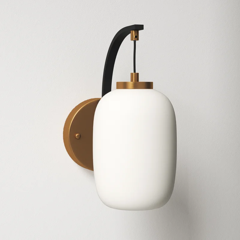 Kace Steel Armed Sconce