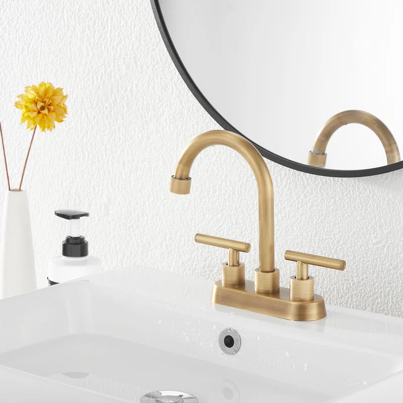 36399-ATI Centerset Faucet 2-handle Bathroom Faucet with Drain Assembly