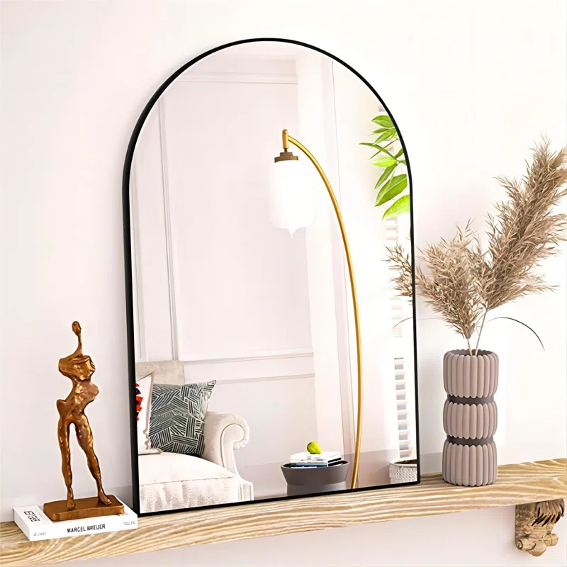 Lilaram Metal Arch Wall Mirror