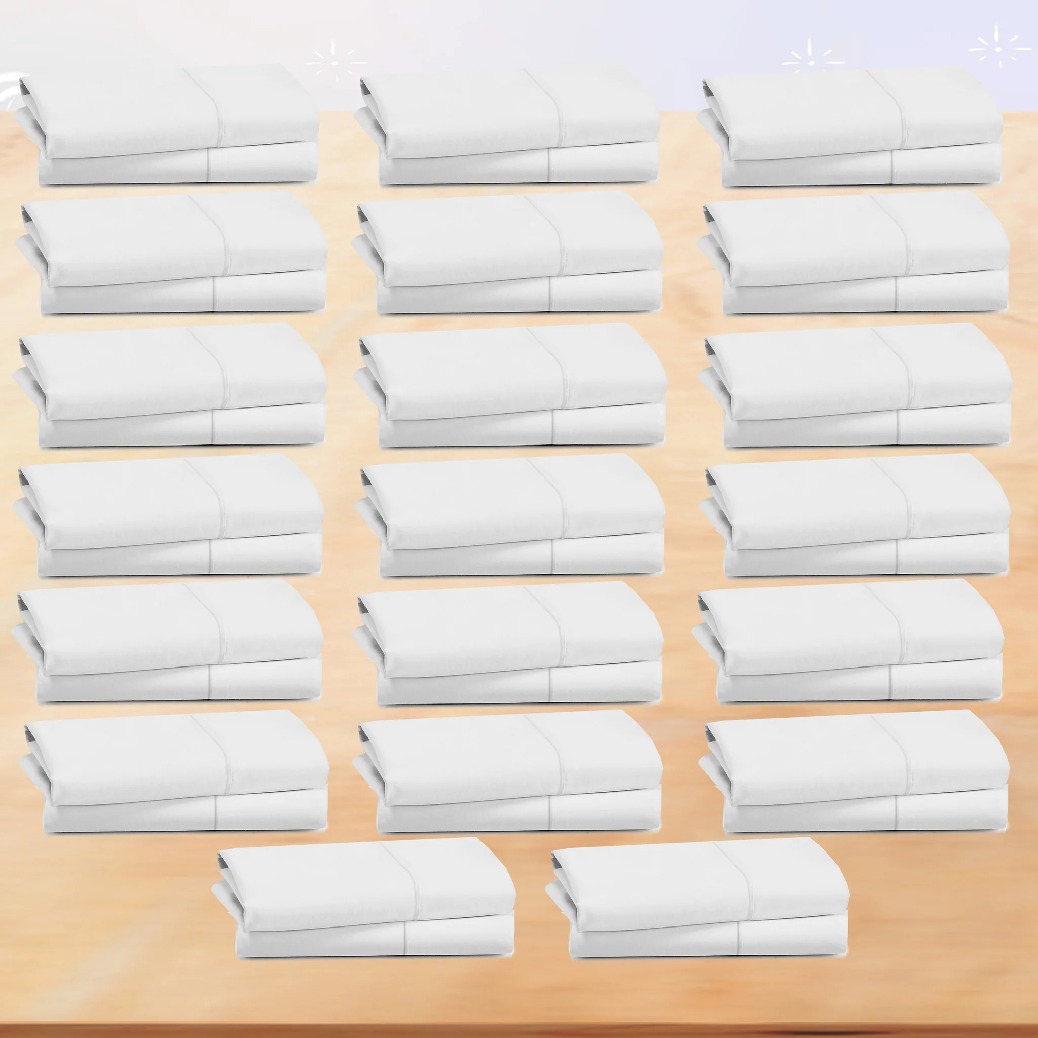 Pillowcase Pair - 400 Thread Count - Dream Comfort (Pack of 20)