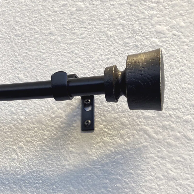 Adjustable Single Curtain Rod