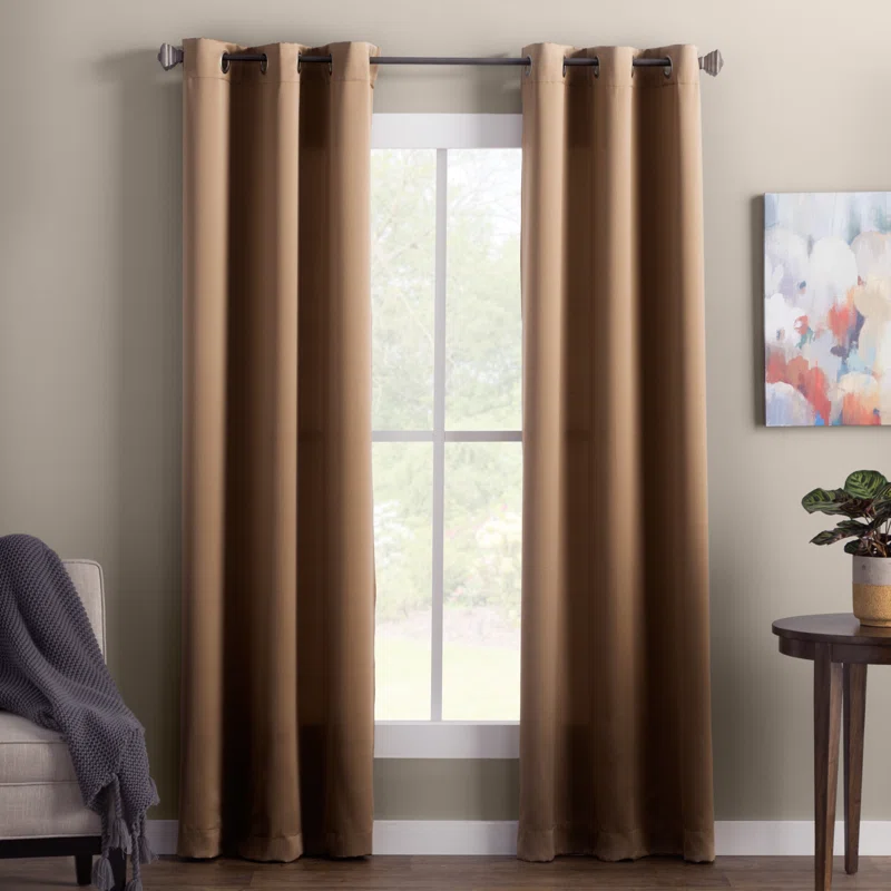 Wayfair Basics® Thermal Room Darkening Grommet Curtain Panel