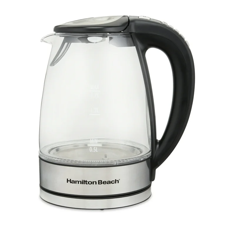 Hamilton Beach® Glass Kettle 1.7 Liter Capacity