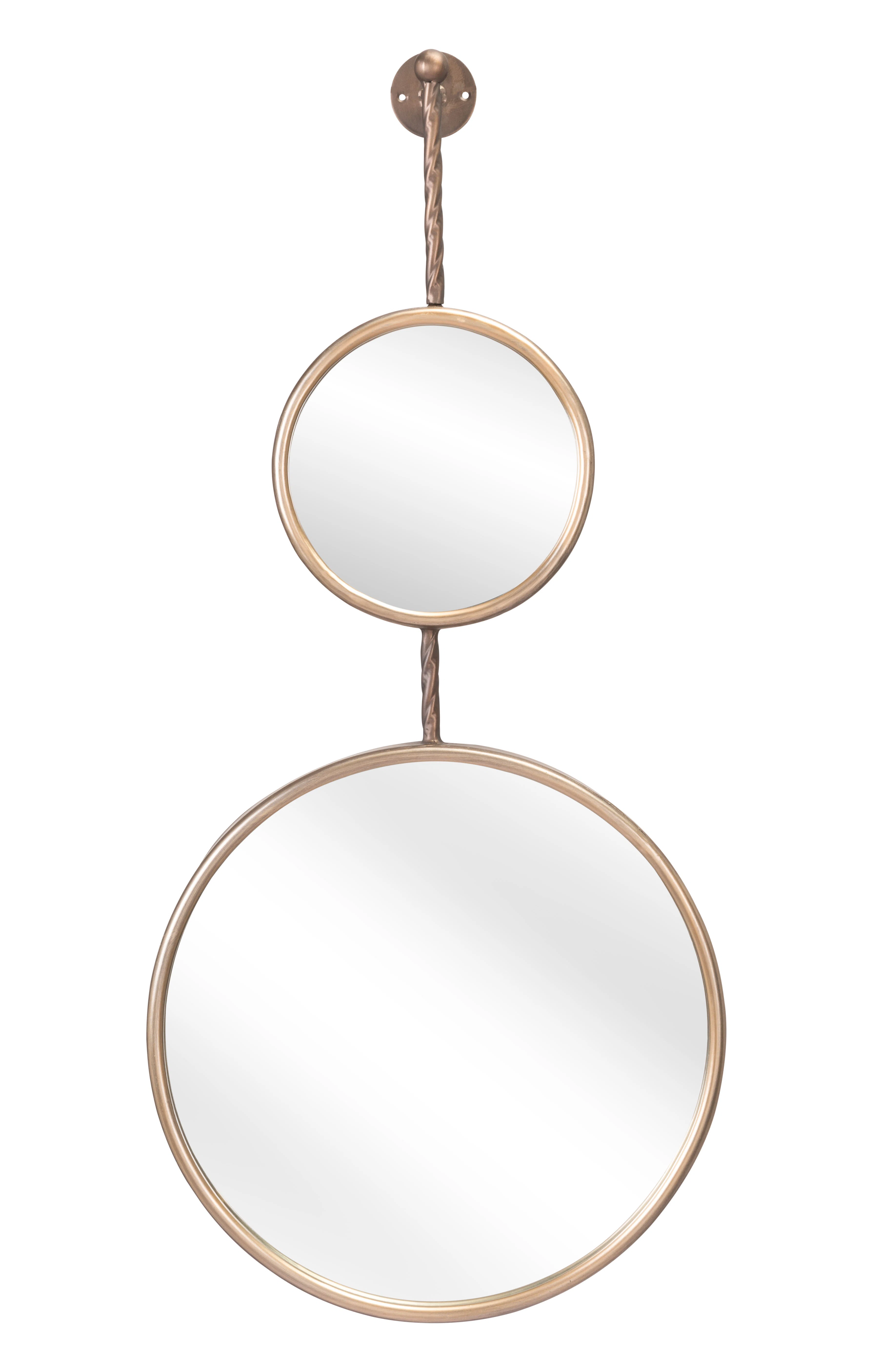 Mercer41 Mott Metal Flat Wall Mirror | Wayfair