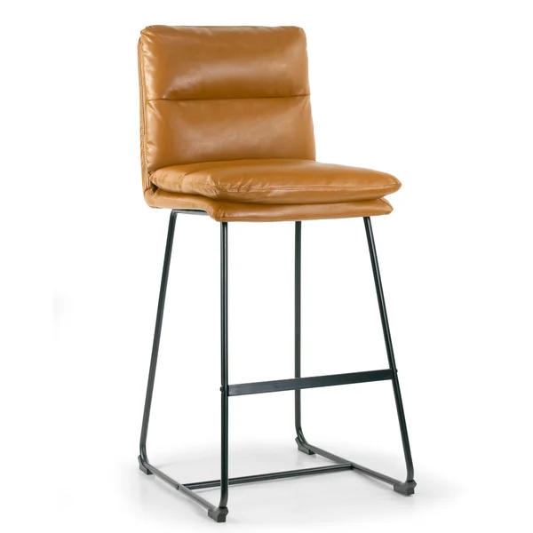 Klingbeil Upholstered Counter Stool With Metal Frame