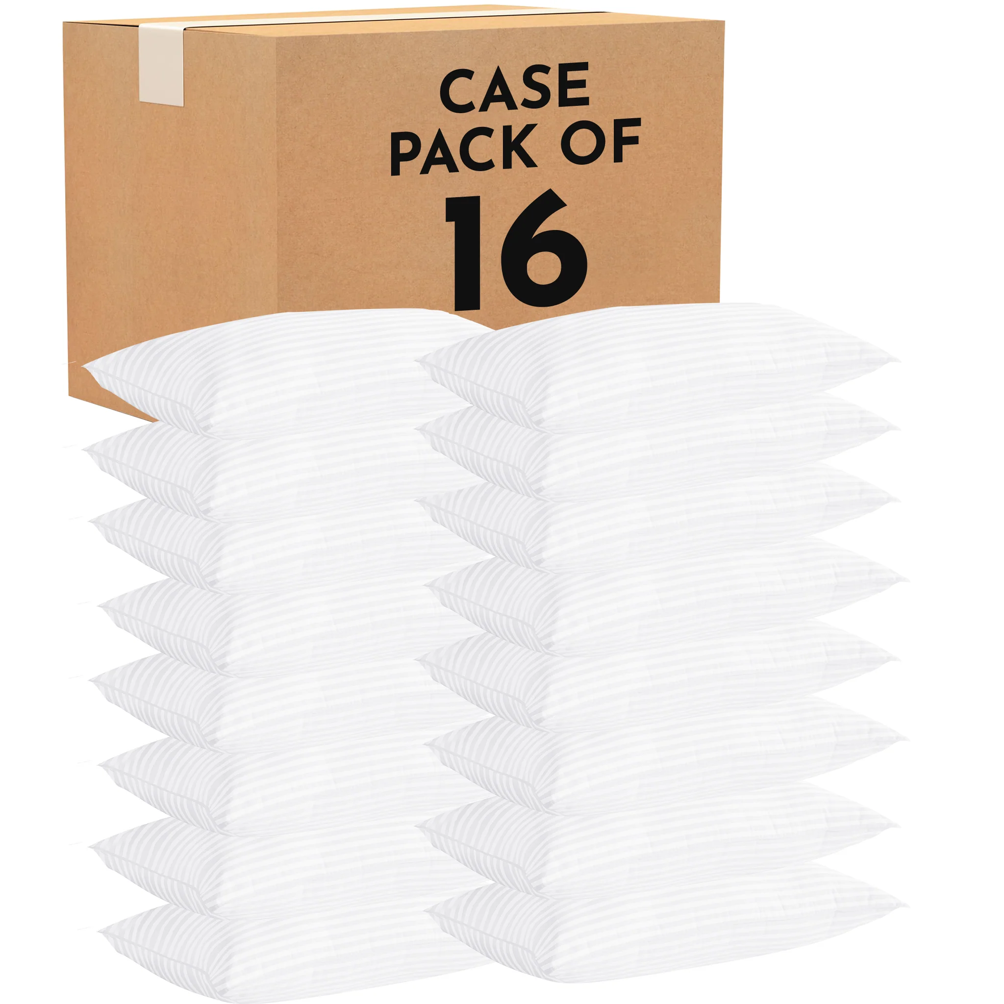 Pack of 16 Signature Comfort Bed Pillows