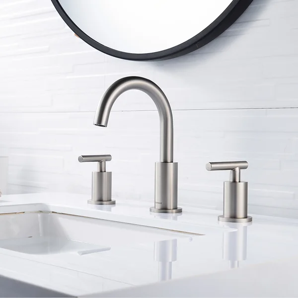 Celestine Widespread Faucet 2-handle Bathroom Faucet With Drain Assembly