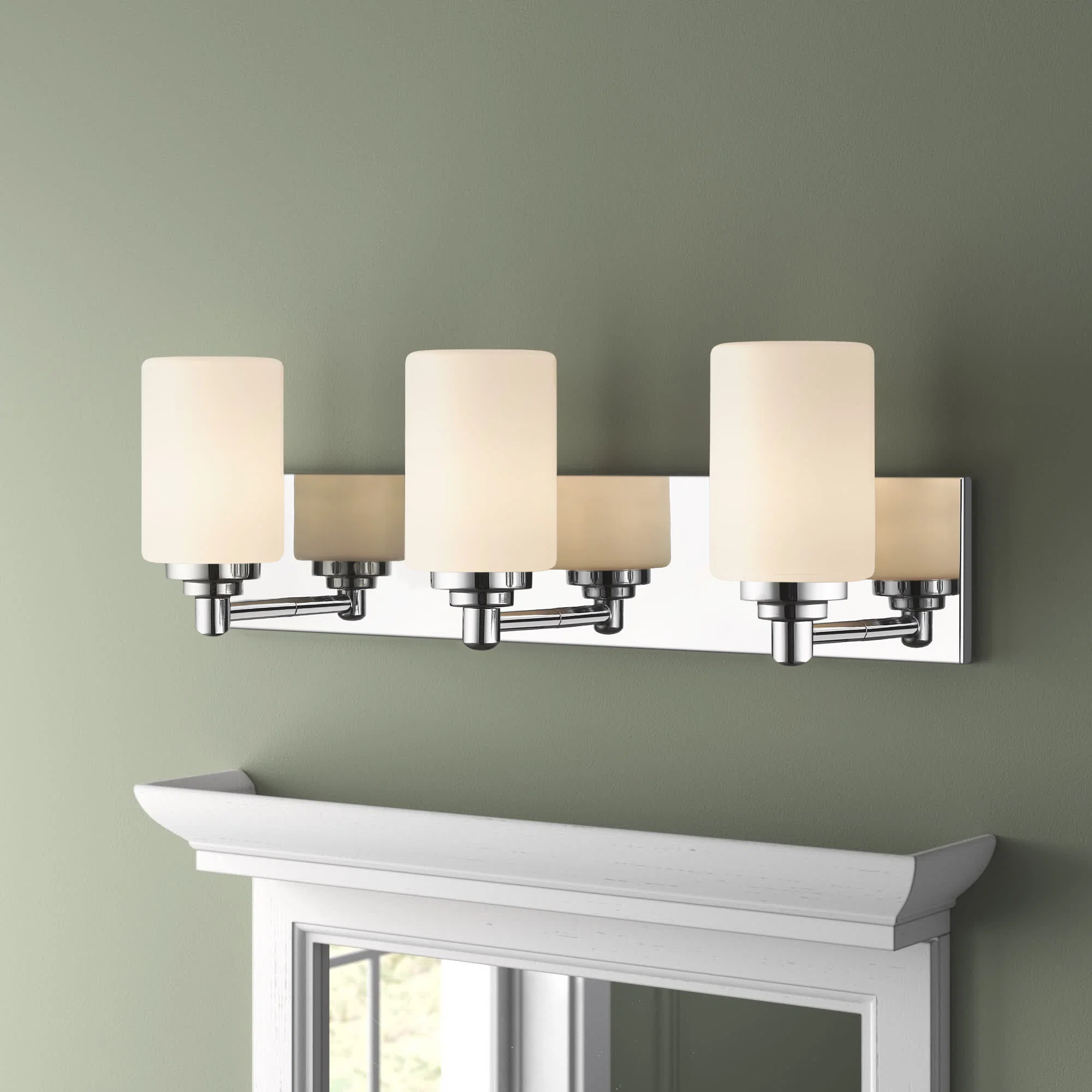 Wade Logan® Becraft 3 - Light Dimmable Vanity Light & Reviews