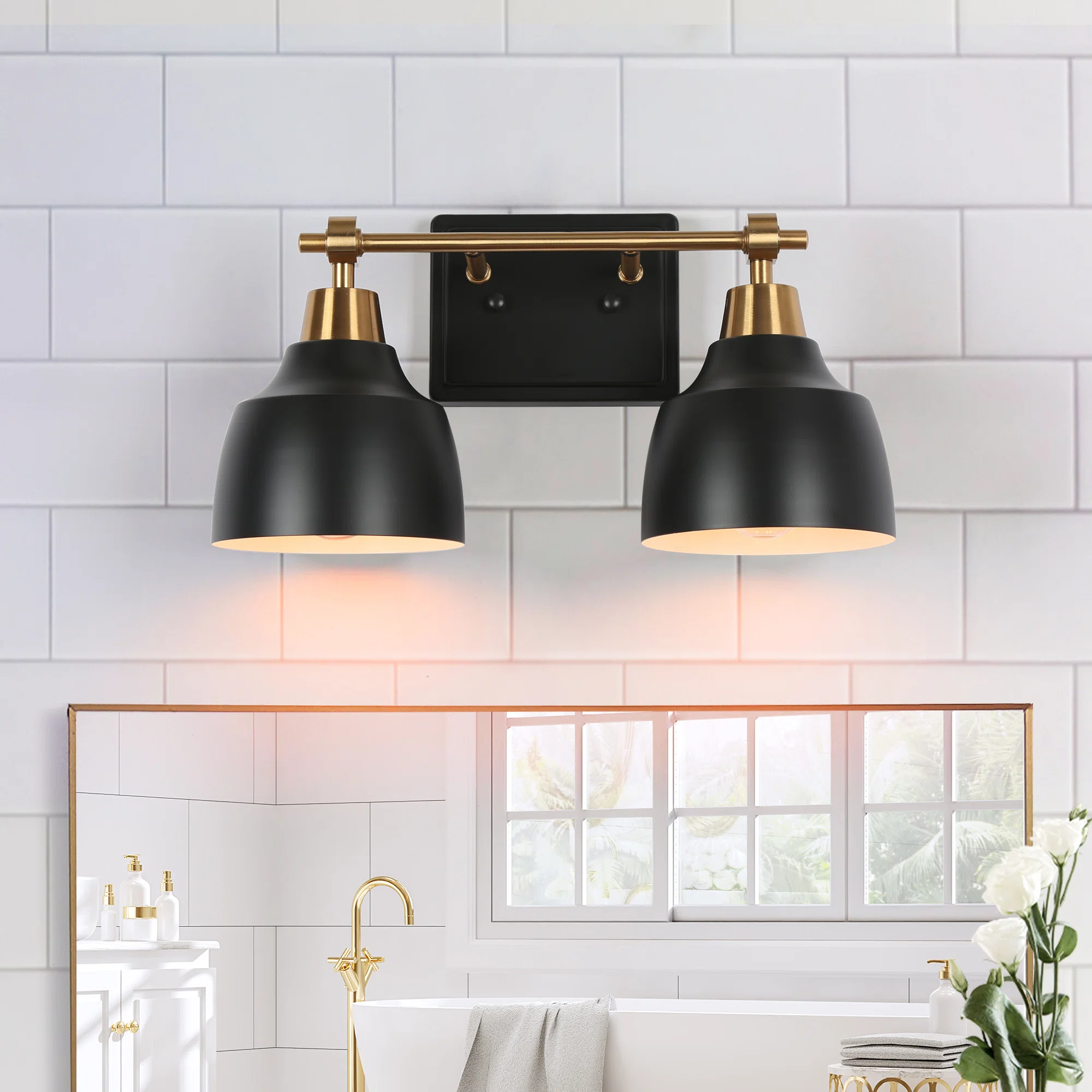 17 Stories Escarment 2 - Light Dimmable Vanity Light & Reviews