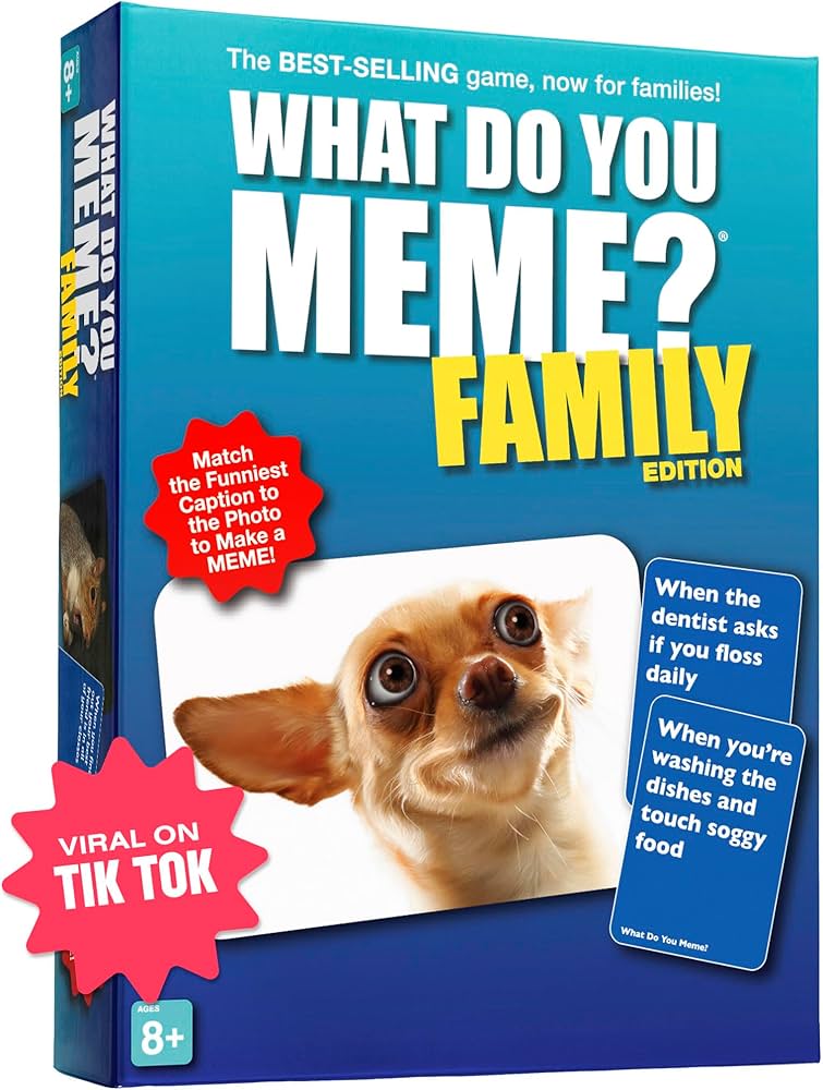 What Do You Meme? Family Edition - The Best In Family Card Games For Kids And Adults : Toys & Games