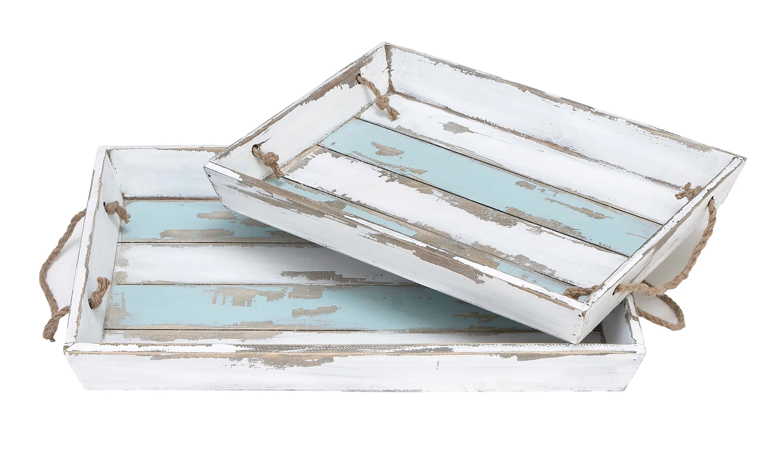 Sievers Solid Wood Tray - Set of 2