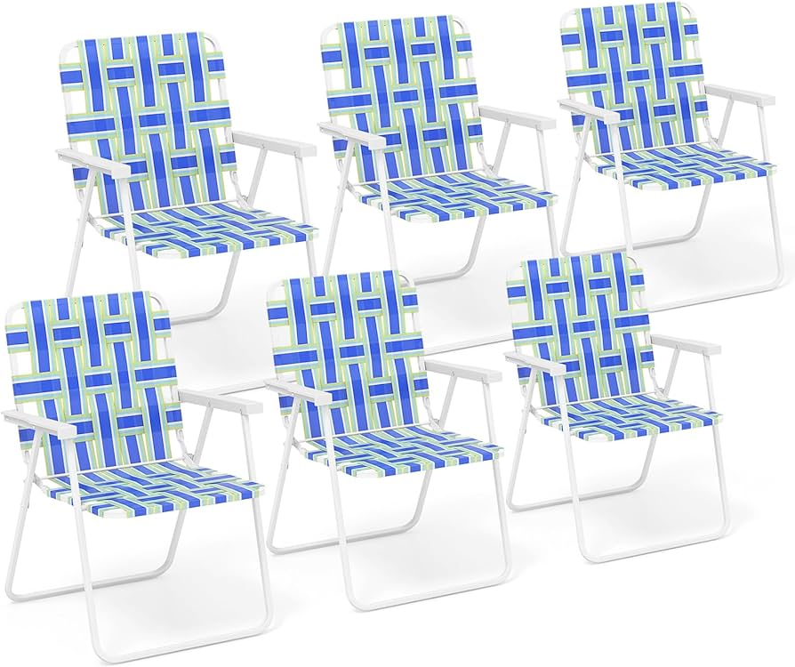Giantex Beach Chairs Set Of 6