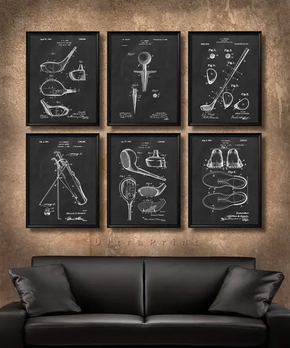 Golf Vintage Art Print 