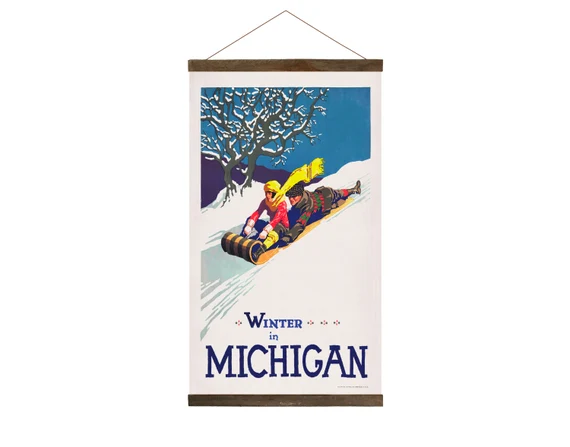 Frame Included 30x20 Winter In Michigan
