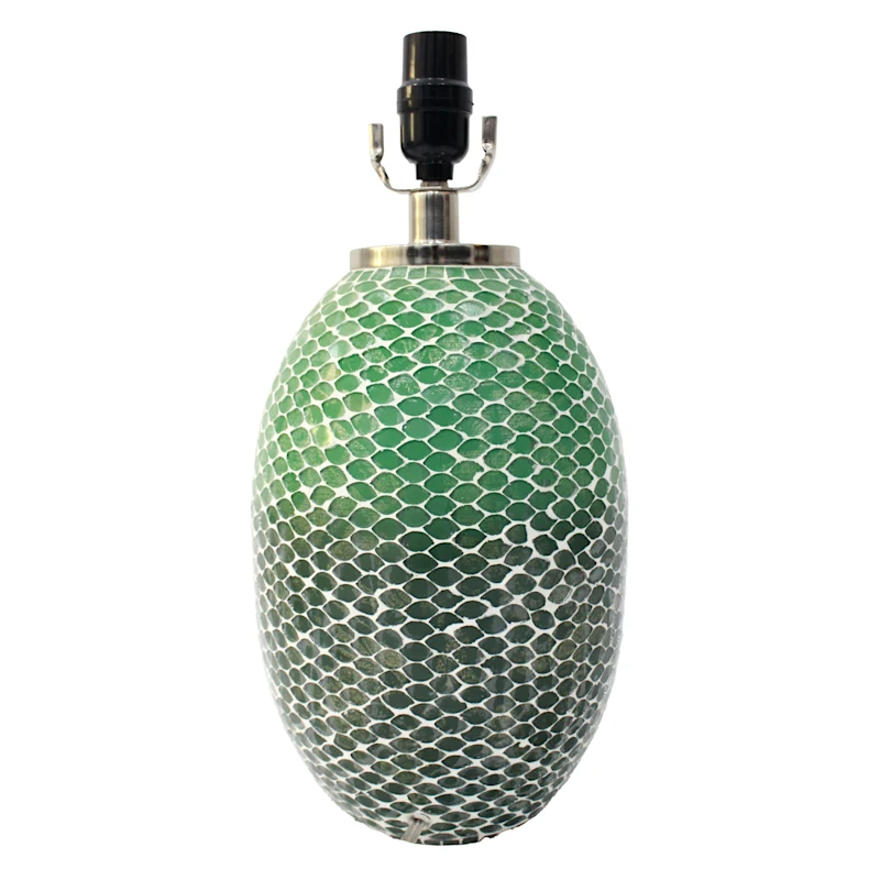 Green Ombre Mosaic Table Lamp